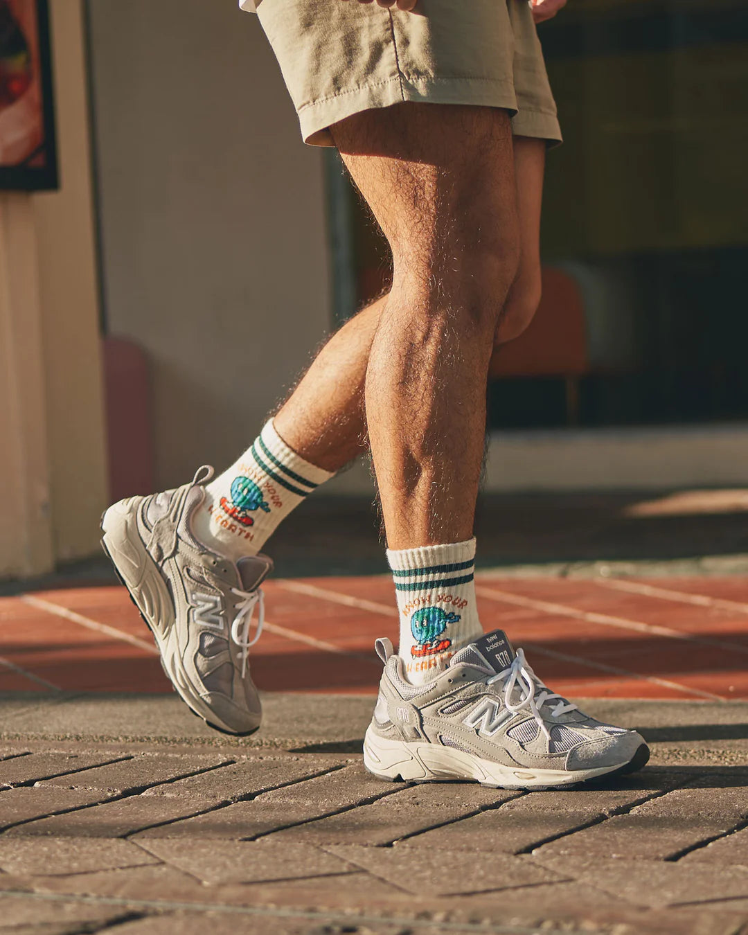 Taking Toes Talking Toes Earth-worthy Athletic Crew Sock