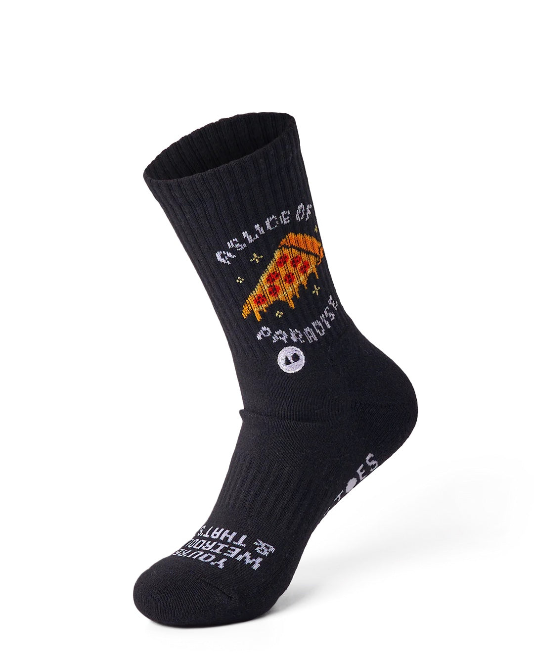 Talking Toes Weird Pizza Athletic Sock