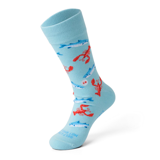 Talking Toes Self-Love Seafood Sock