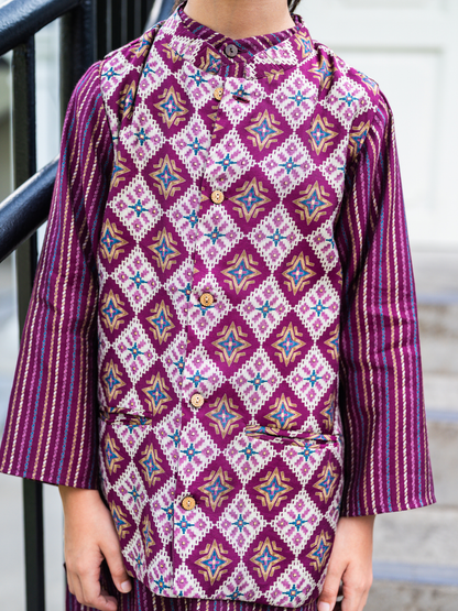 Tara Boys Kurta Pajama Jacket