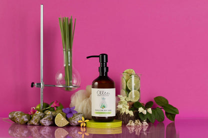 Ollie Organic Body Wash for Sensitive Skin (Palmarosa Lime)