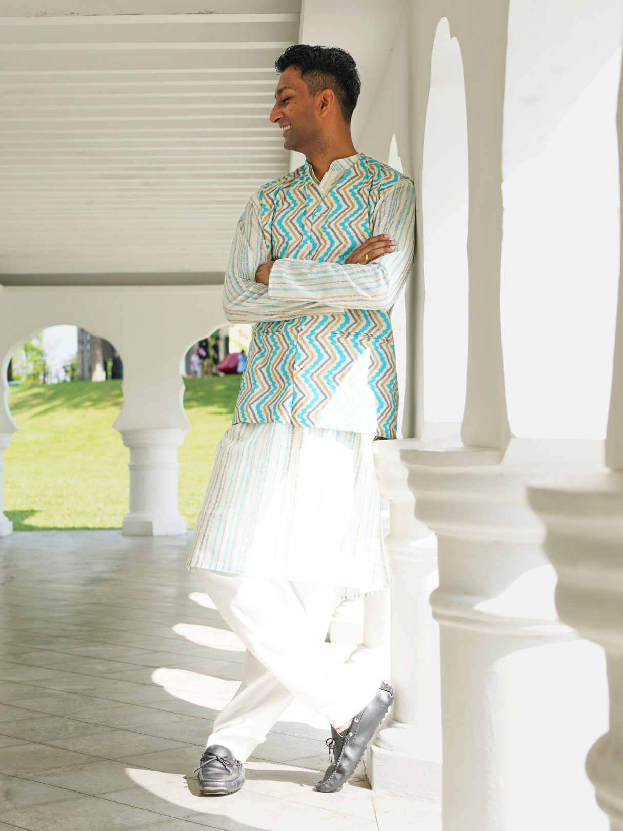 Gul Men's Kurta Pajama Jacket Set