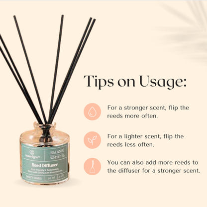 Balance/White Tea Reed Diffuser by Innerfyre 50ml