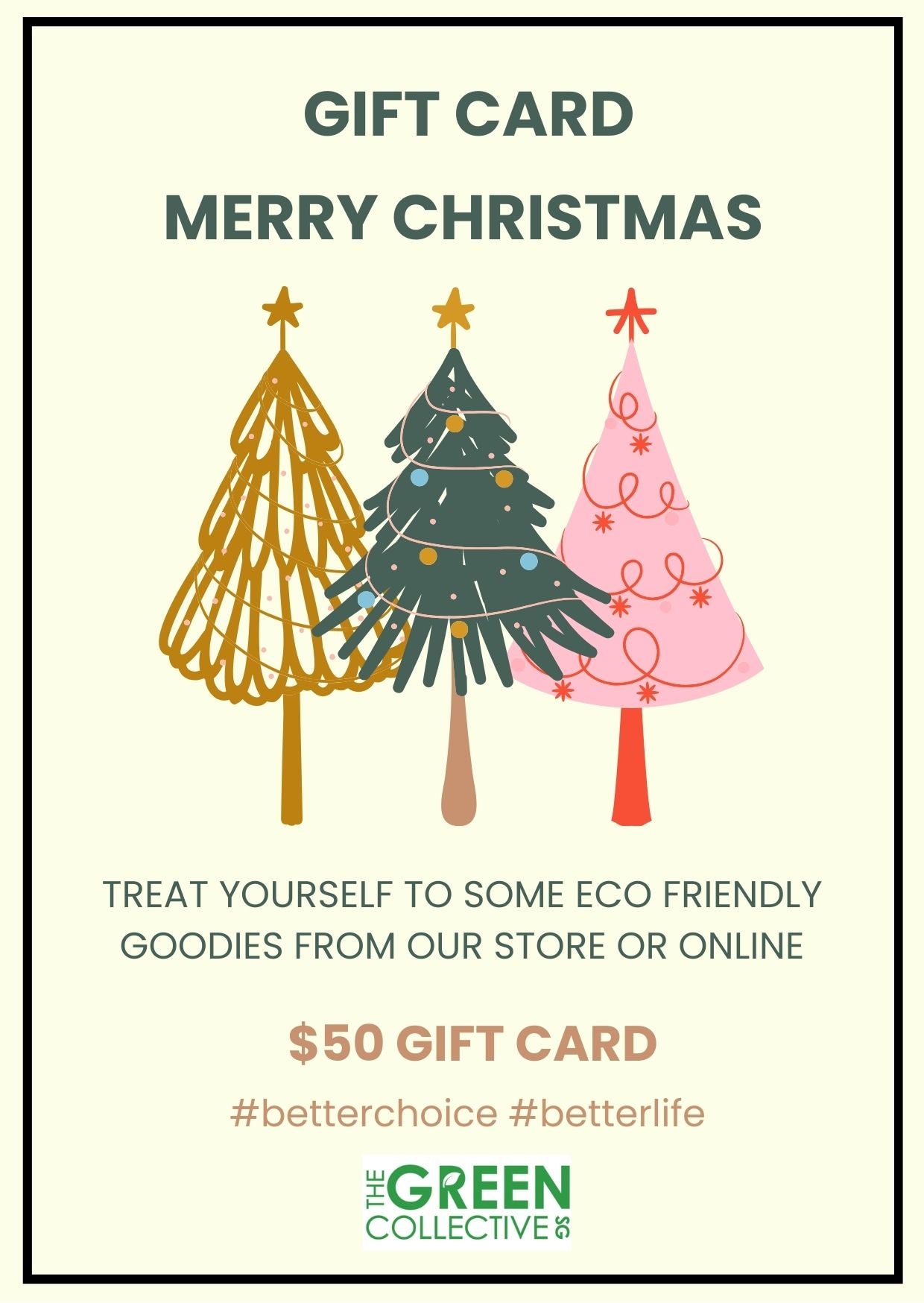The Conscious Christmas Gift Card