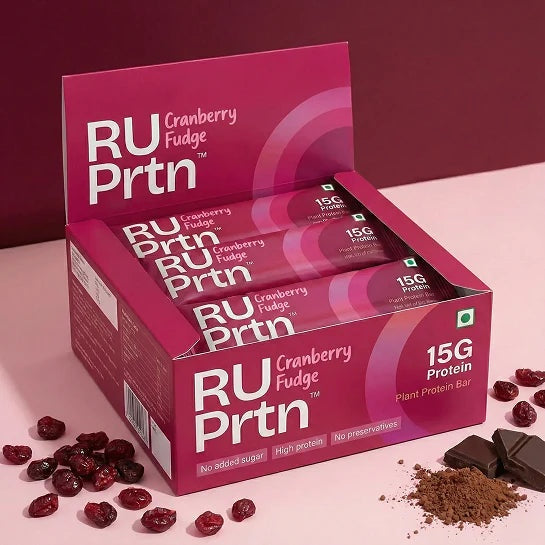 Cranberry Fudge Protein Bar (Pack of 6)