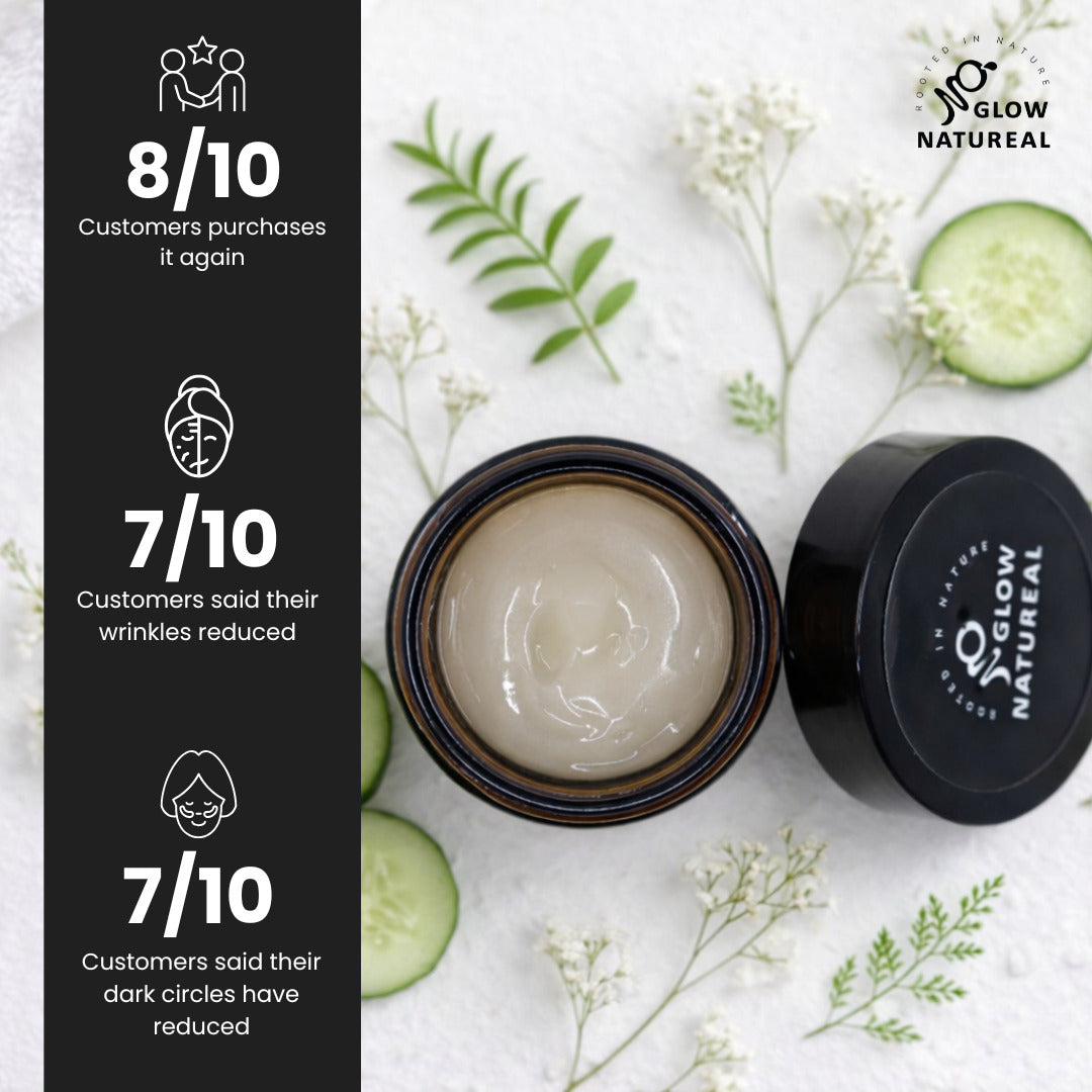 Glownatureal Cucumber Under Eye Gel - Cooling & Hydrating Eye Care
