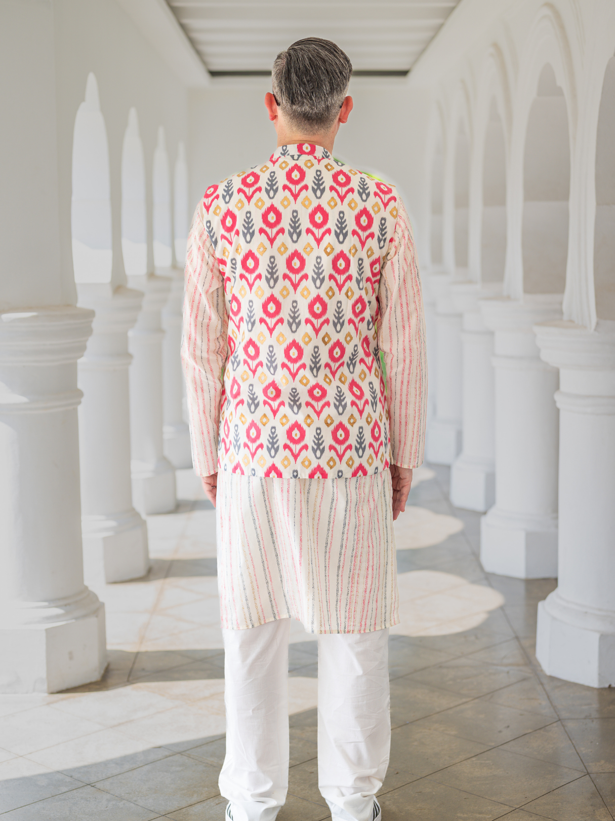 Gul Men's Kurta Pajama Jacket Set