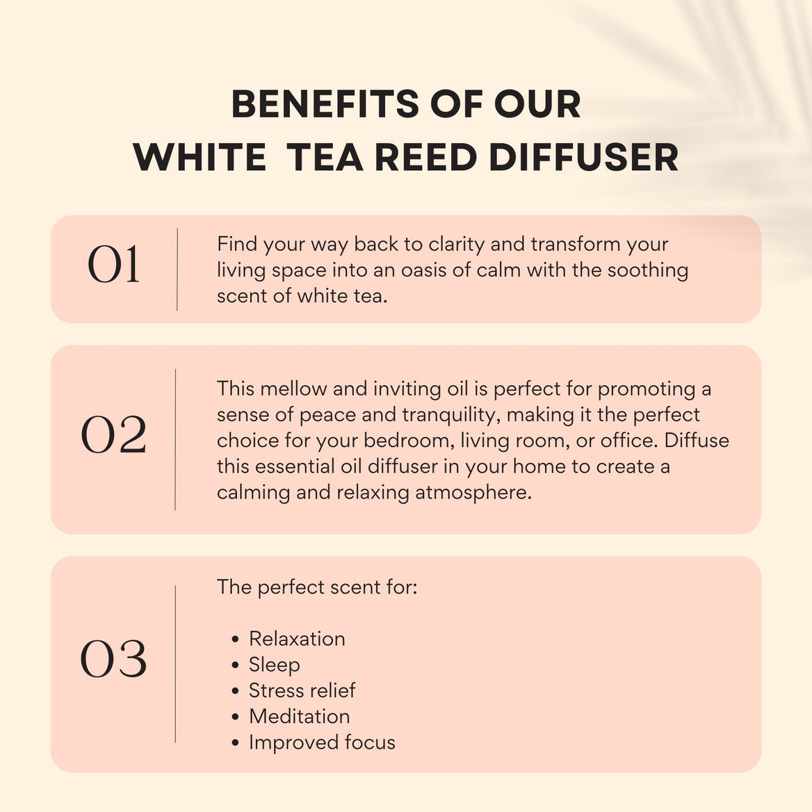 Balance/White Tea Reed Diffuser by Innerfyre 50ml