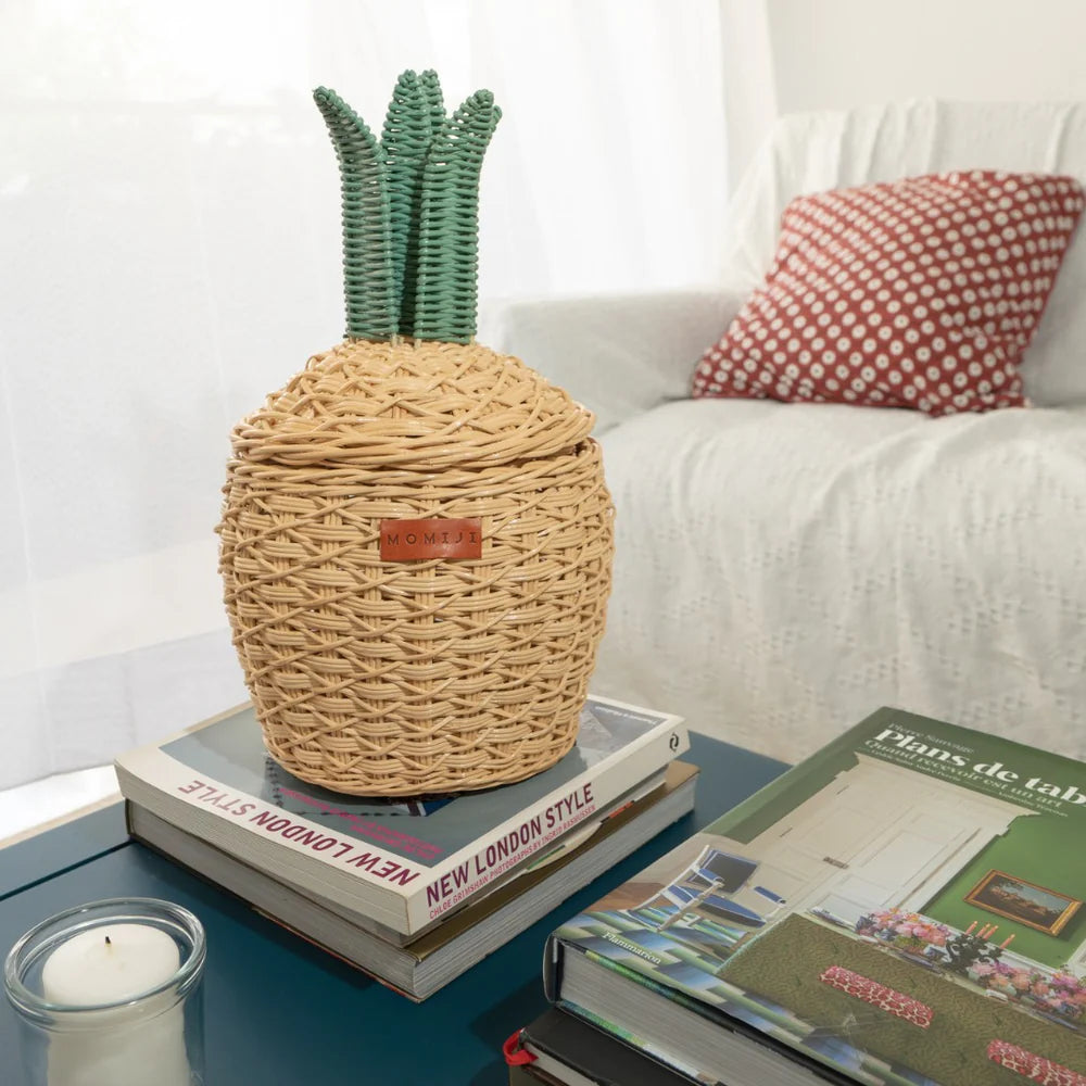 Momiji Pineapple Storage Basket - Small Natural