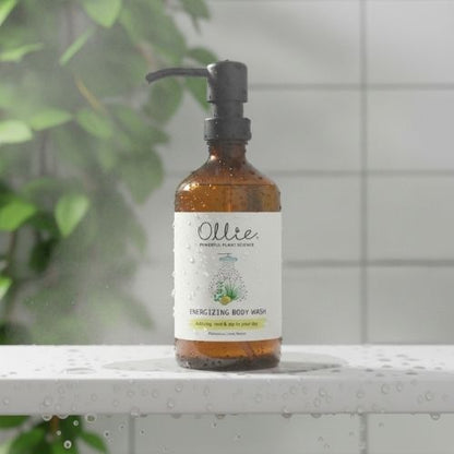 Ollie Organic Body Wash for Sensitive Skin (Palmarosa Lime)