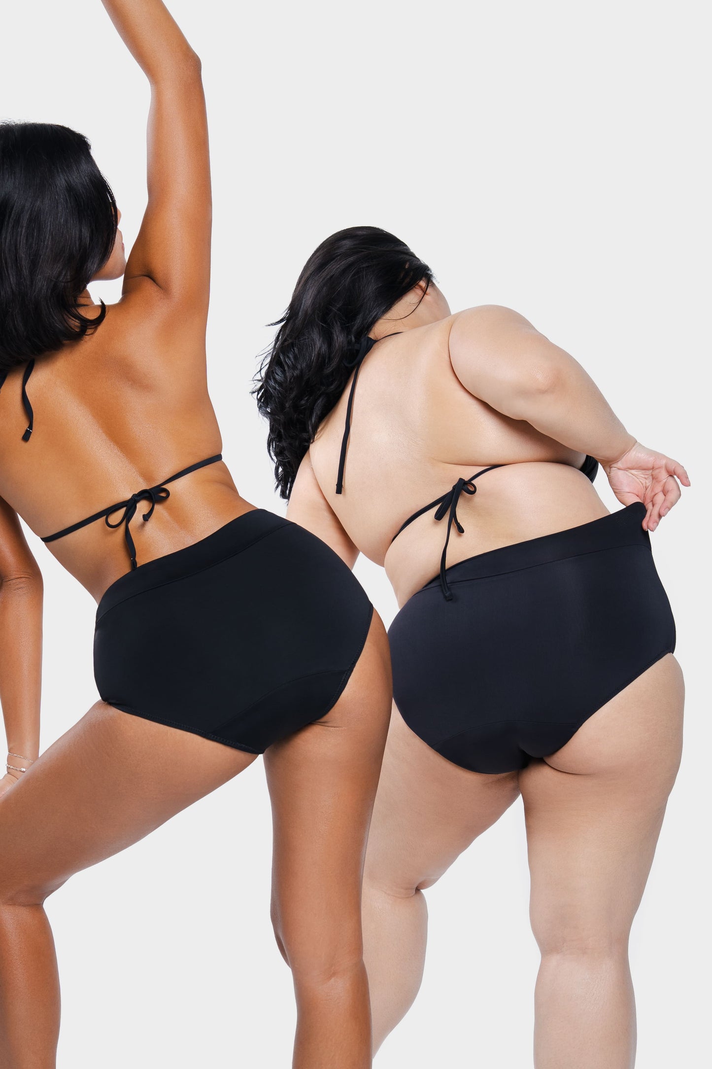 OZEE PERIOD SWIMWEAR TRIXIE HIGH WAIST - BIKINI BOTTOM MODERATE FLOW ( 4 - 6 HOURS ) FITS FOR TEENS TO ADULT