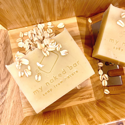 My Naked Bar Lavender Oatmeal Soap Bar Gift Box - For Soothing Eczema Skin