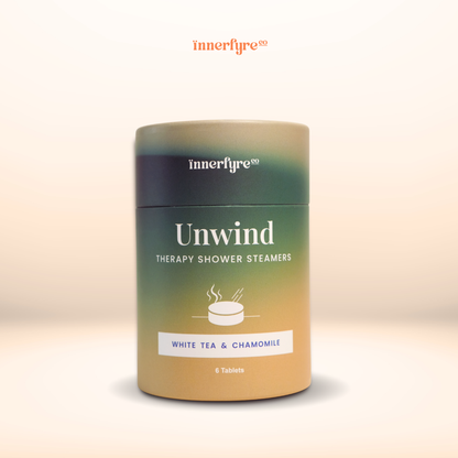 Innerfyre Unwind – White Tea & Chamomile Shower Steamer