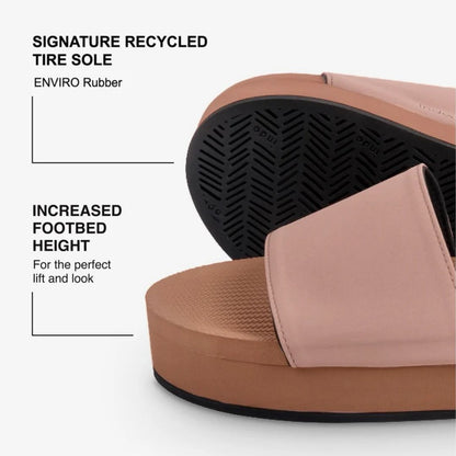 Indosole Women's Slide Platform