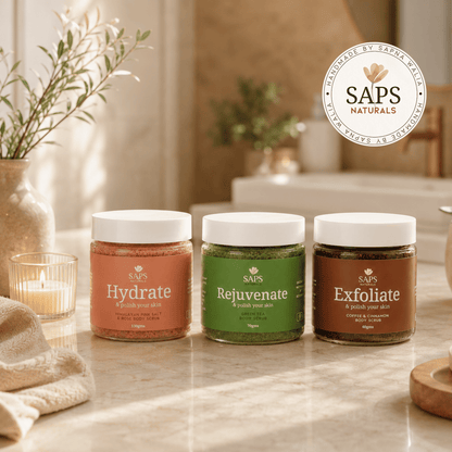 SAPS Naturals Himalyan Pink Salt & Rose Body Scrub