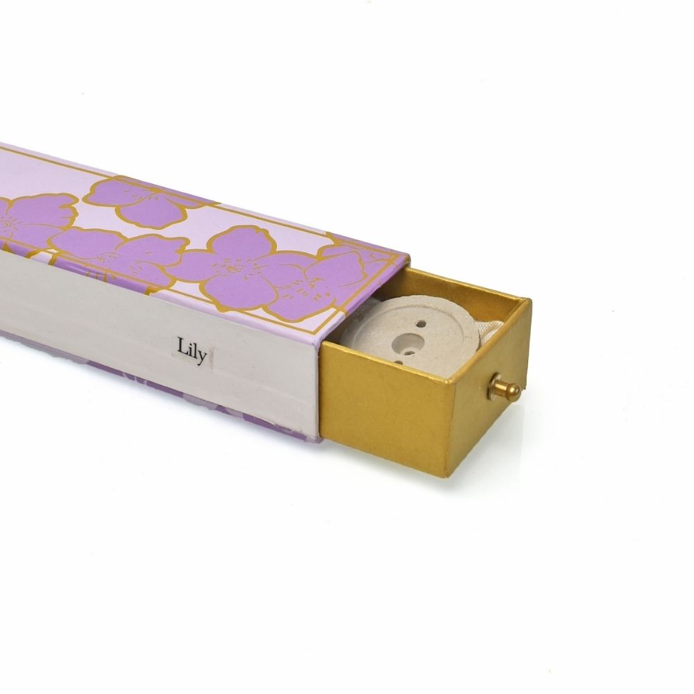 Purple & Pure Lily Incense | Available at The Green Collective