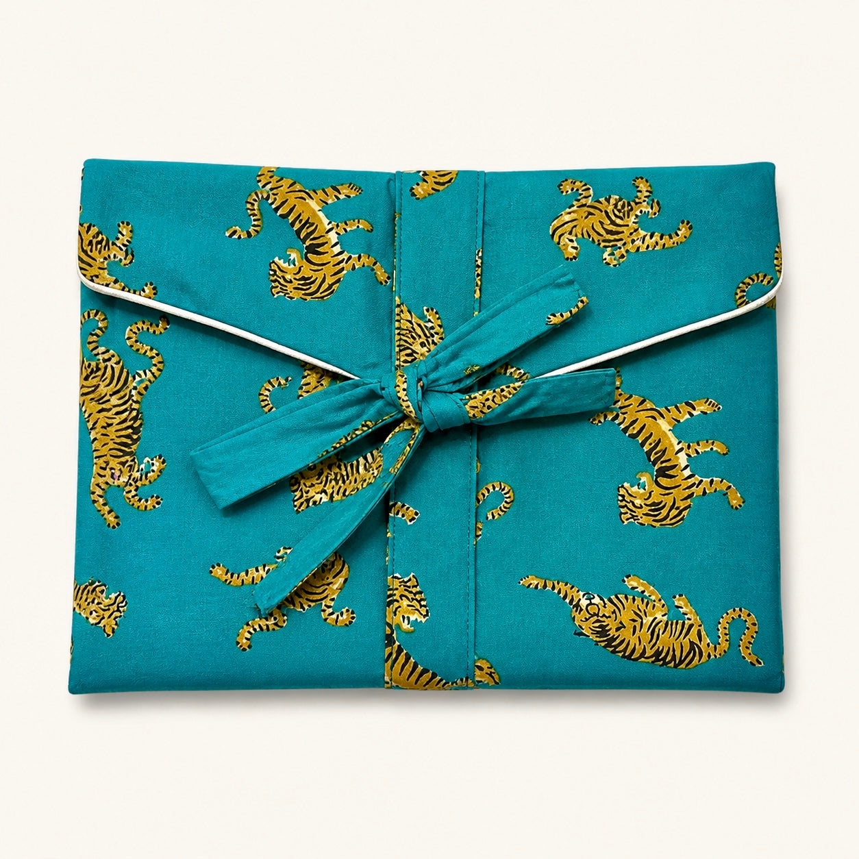 ViryaByUrbi 3-Pc Cotton PJ Shorts Set - Teal Blue
