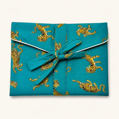 ViryaByUrbi 3-Pc Cotton PJ Shorts Set - Teal Blue