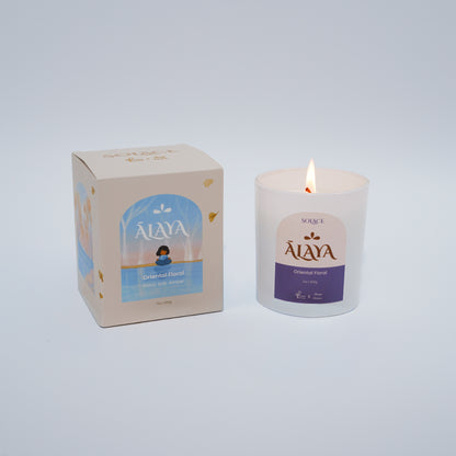 Purple & Pure Solace collection - Scented Soy Candle