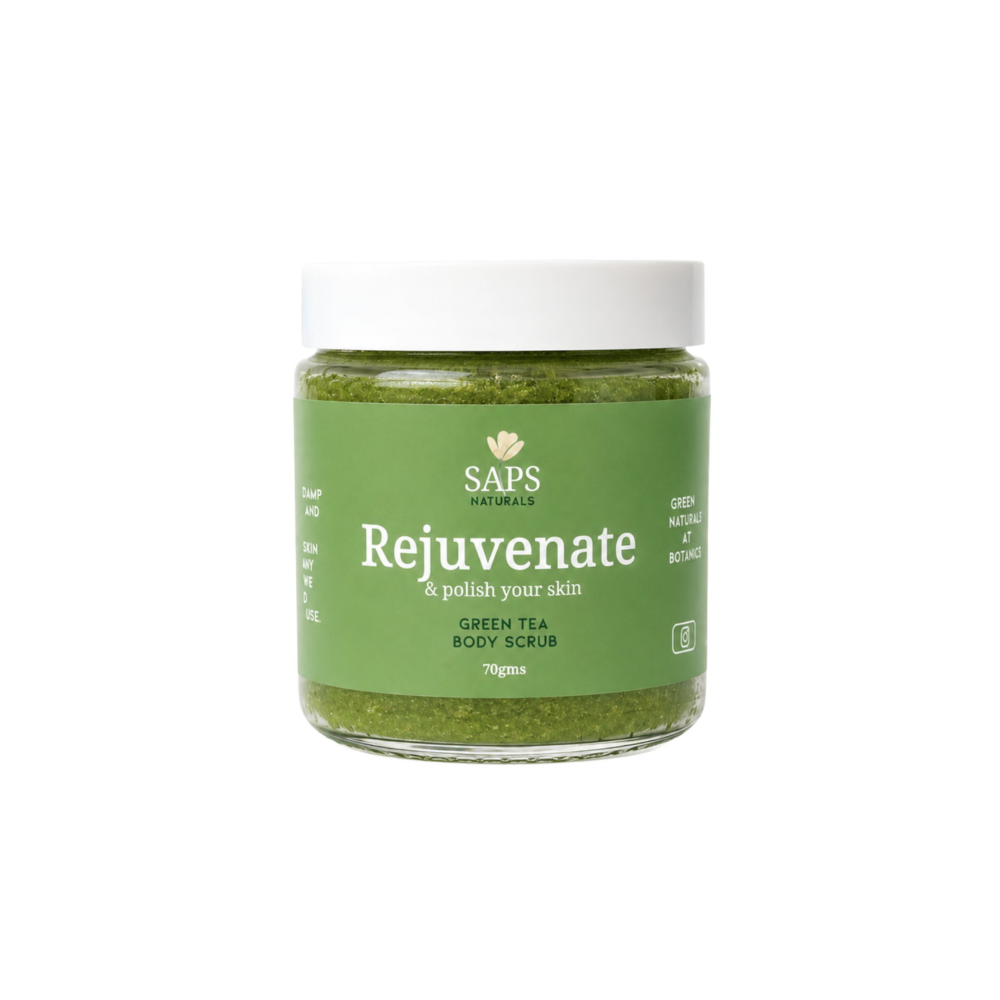 SAPS Naturals Green Tea Body Scrub