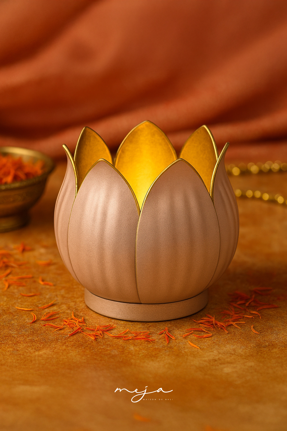 The Eclat Rose Votive Holder by Meja