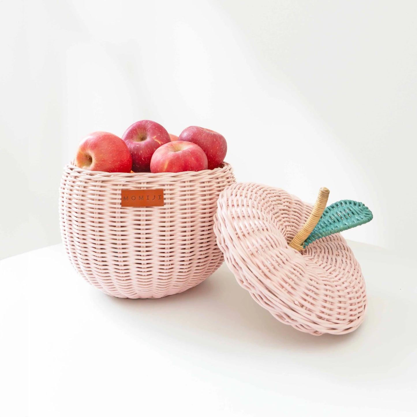 Momiji Apple Storage Basket - Small Pink