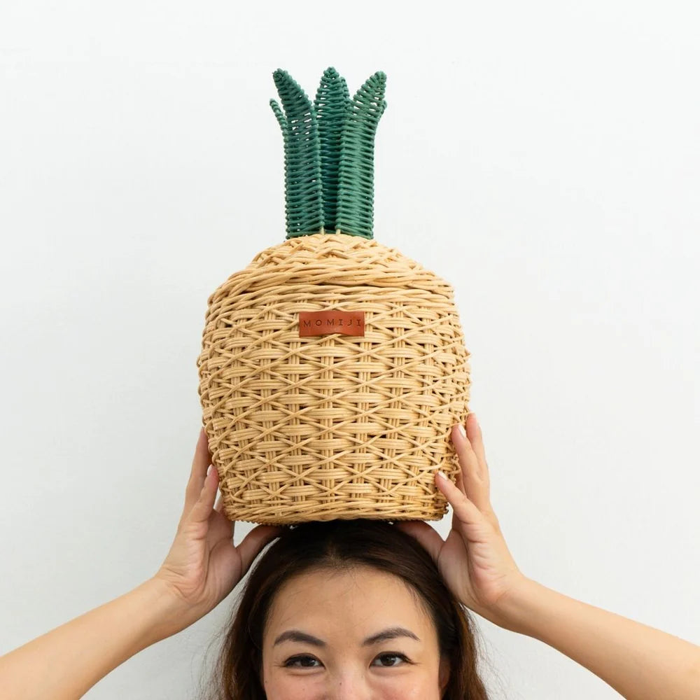 Momiji Pineapple Storage Basket - Small Natural
