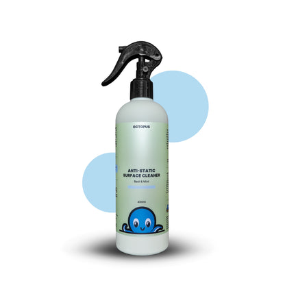 Octopus Anti-Static Surface Cleaner – Basil & Mint | Plant-Based, Biodegradable Formula | 400ml