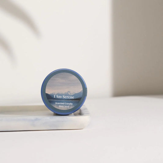 Innerfyre I Am Serene Affirmation Tea Tin Candle