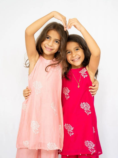 Aira Girls Halter Palazzo Set