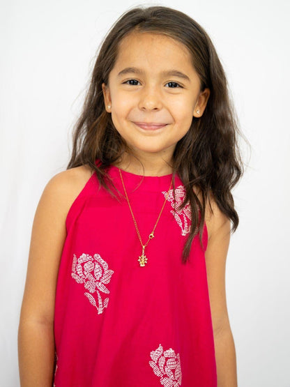 Aira Girls Halter Palazzo Set