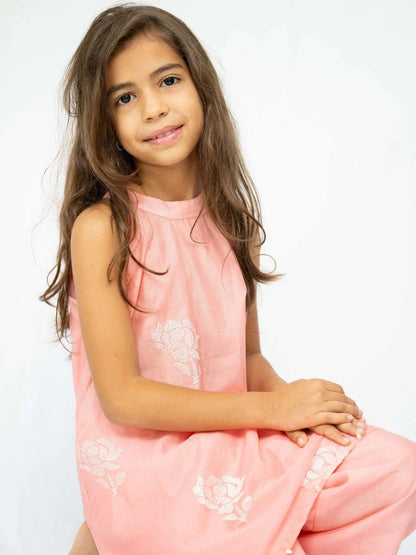 Aira Girls Halter Palazzo Set