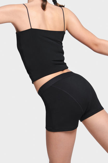 OZEE PERIOD UNDERWEAR  BOY SHORT / BOXER  EXTRA HEAVY FLOW ( 4 - 8 HOURS ) FITS FOR TEENS TO ADULT - ALMA