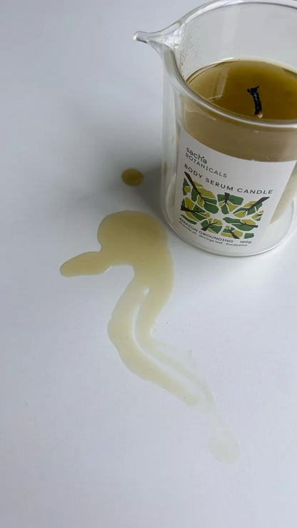 Sacha Botanicals When the sun shines body serum candle