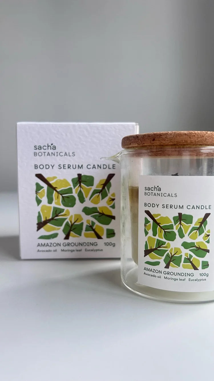 Sacha Botanicals When the sun shines body serum candle