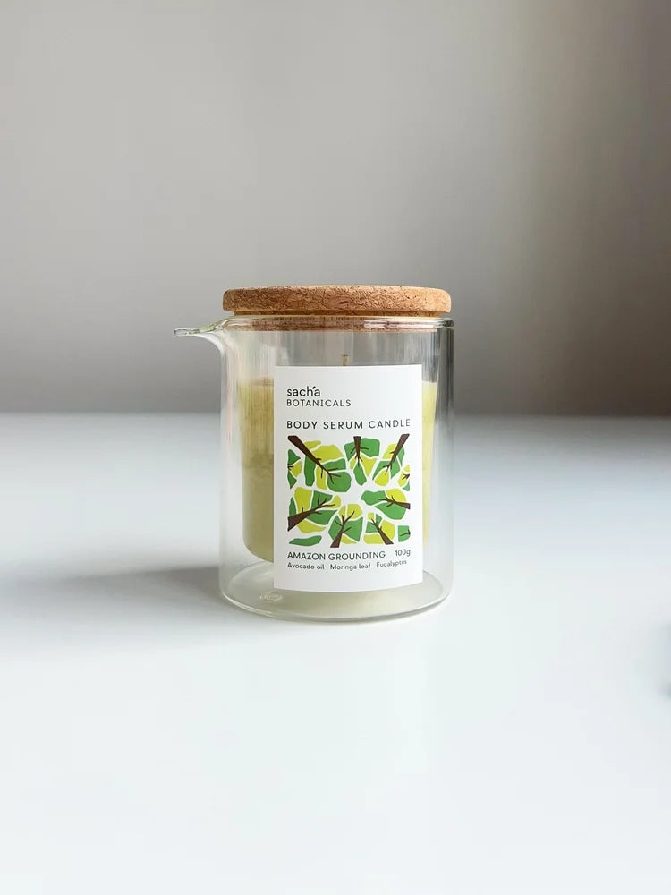 Sacha Botanicals When the sun shines body serum candle