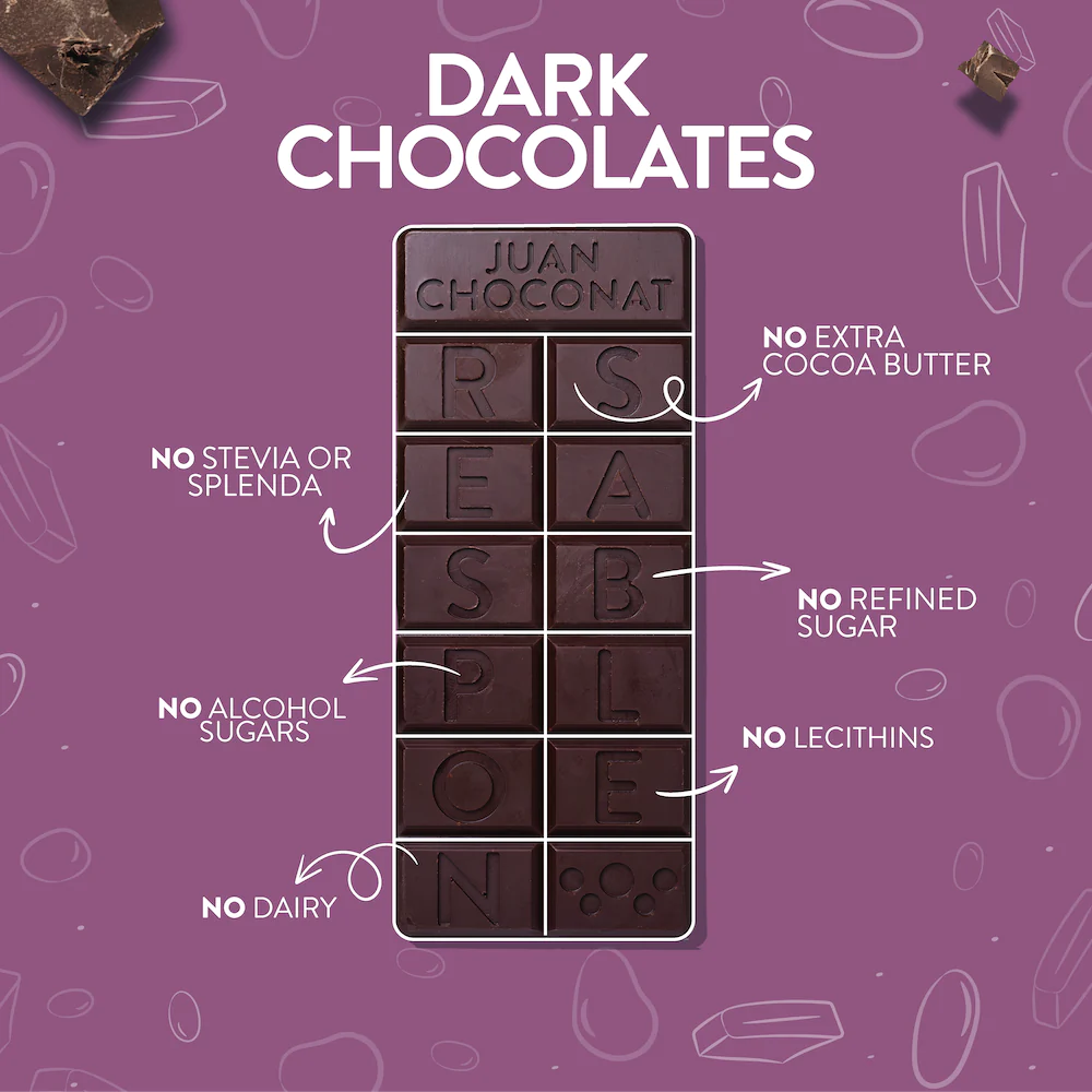 70% Dark Chocolate by Los Andes Co | Get it at The Green Collective