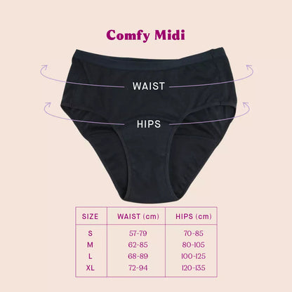 Perfectfit Comfy Midi – Medium Flow Period Underwear