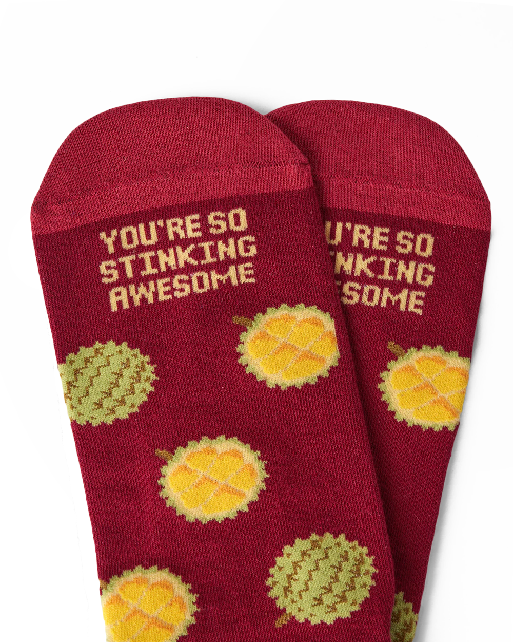 Talking Toes Awesome Durian Crew Sock