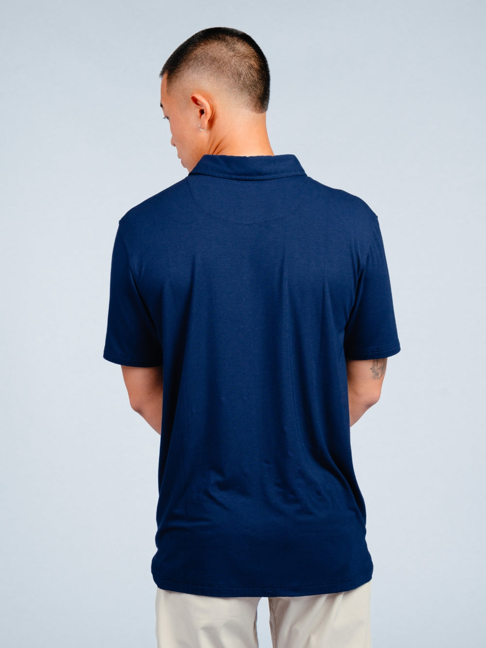 Kualesa Bamboo Solid Polo Shirt – Regular Fit (Riau Blue)
