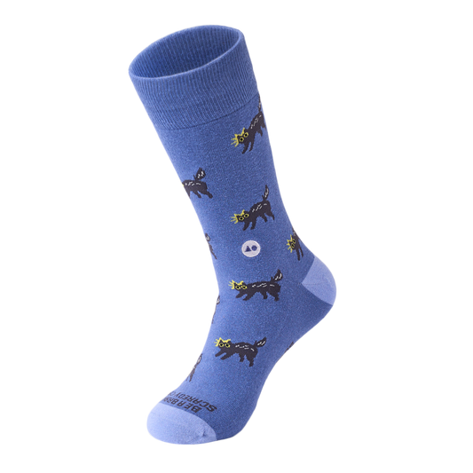 Talking Toes Scaredy Cat Crew Socks