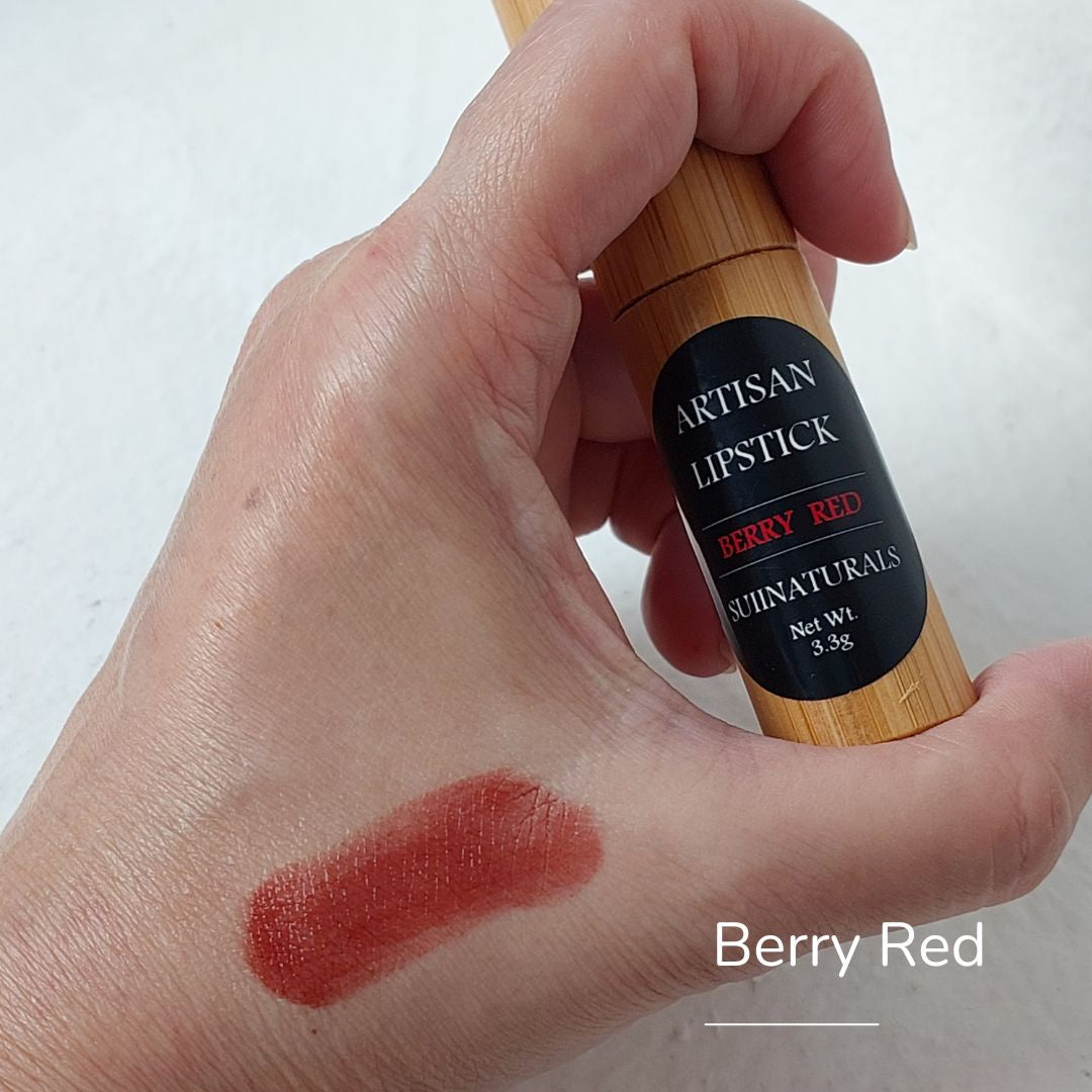 Berry Red Lipstick