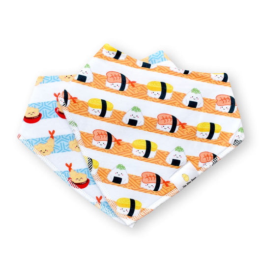 Wee Bean Organic Cotton Bandana Bibs 2pcs Set