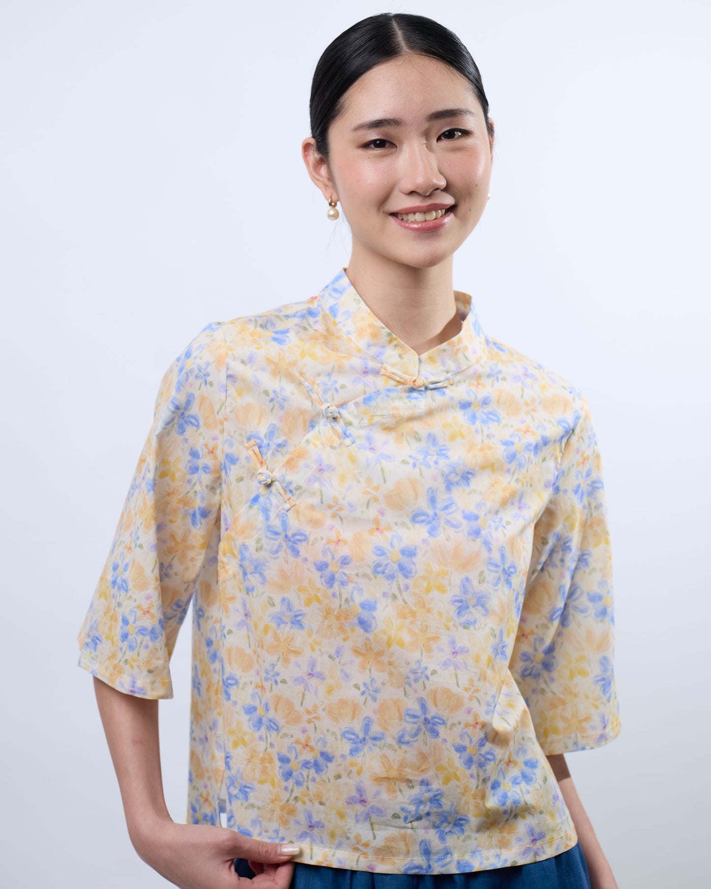 You Living Floral Samfoo Cheongsam Qipao Top