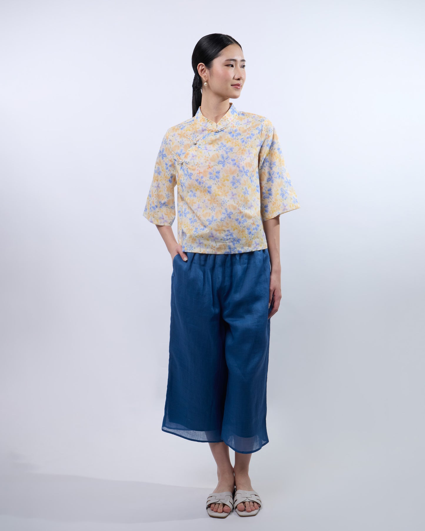 You Living Floral Samfoo Cheongsam Qipao Top