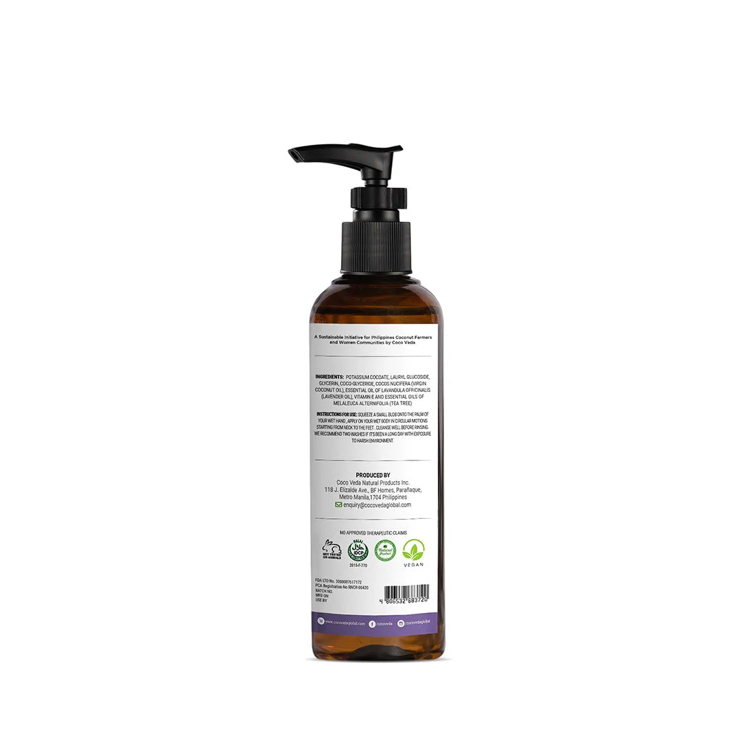 Coco Veda Vegan Body Wash - Lavender