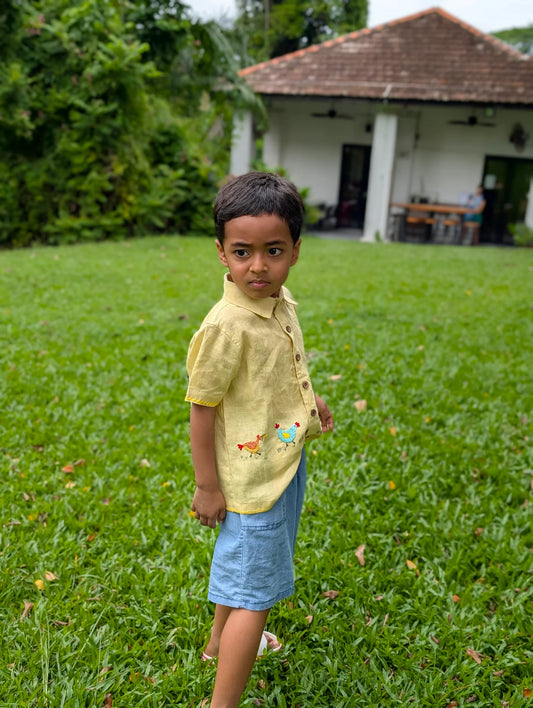 The Purestitch Crazy Chicken Shirt for Boys