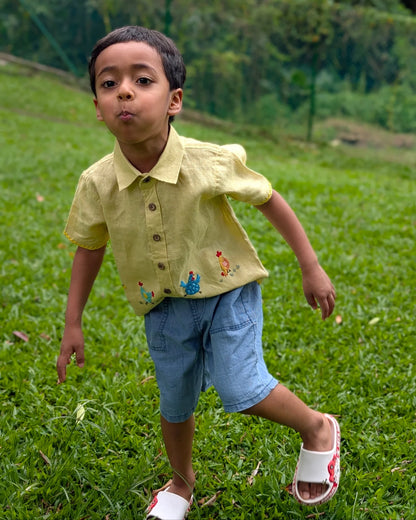 The Purestitch Crazy Chicken Shirt for Boys