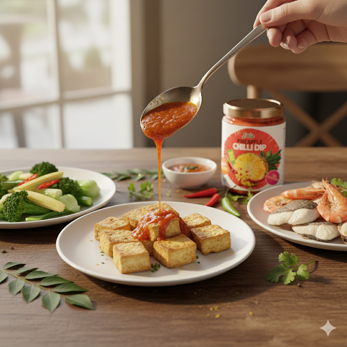 Faiz Pineapple Chilli Dip 250g – Sweet & Spicy Tropical Sauce