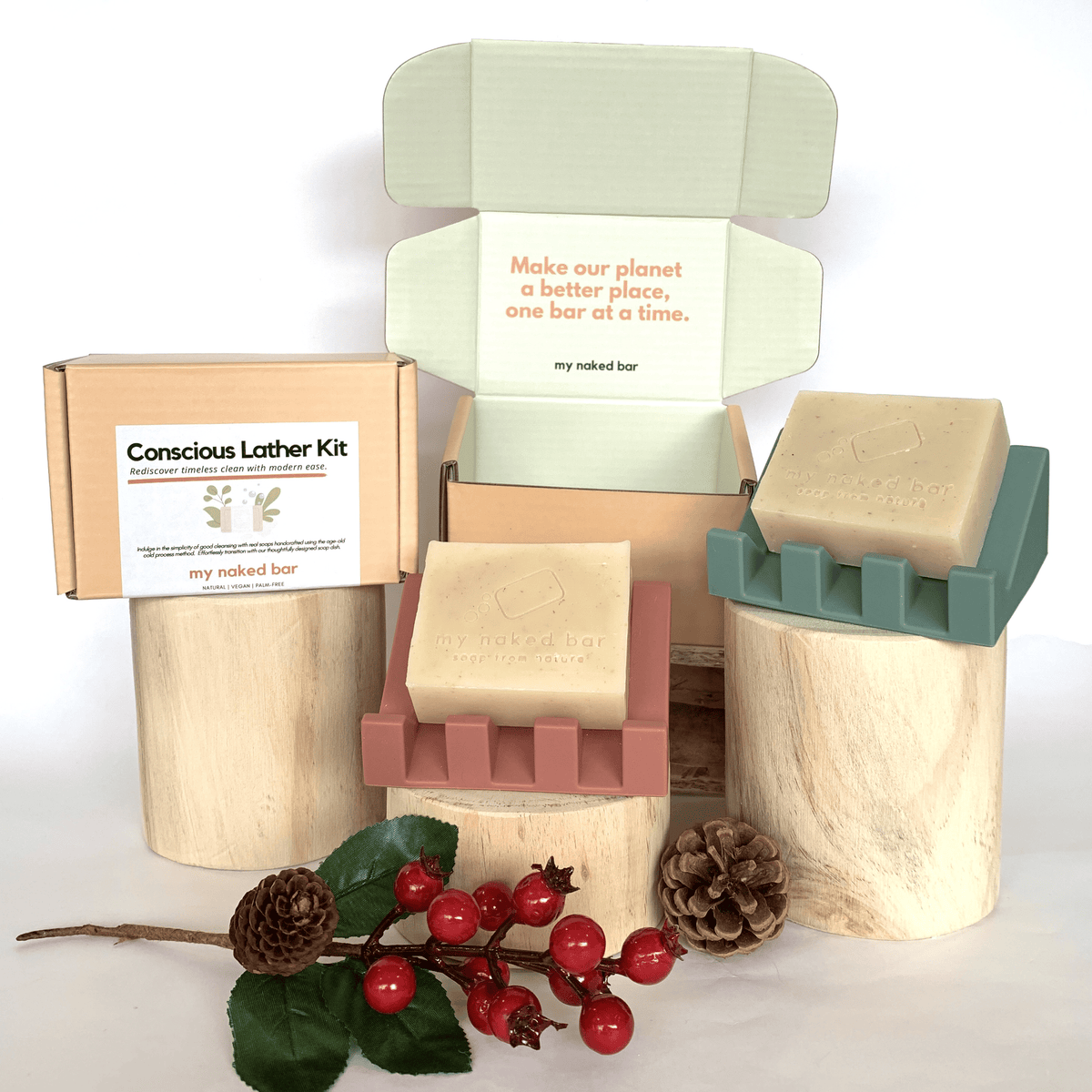 My Naked Bar Conscious Lather Kit - Sustainable Gift for all occasions